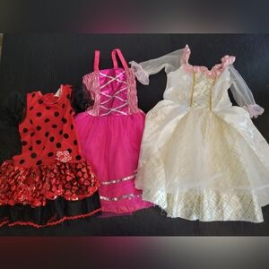Lot of 3 girls costume dresses